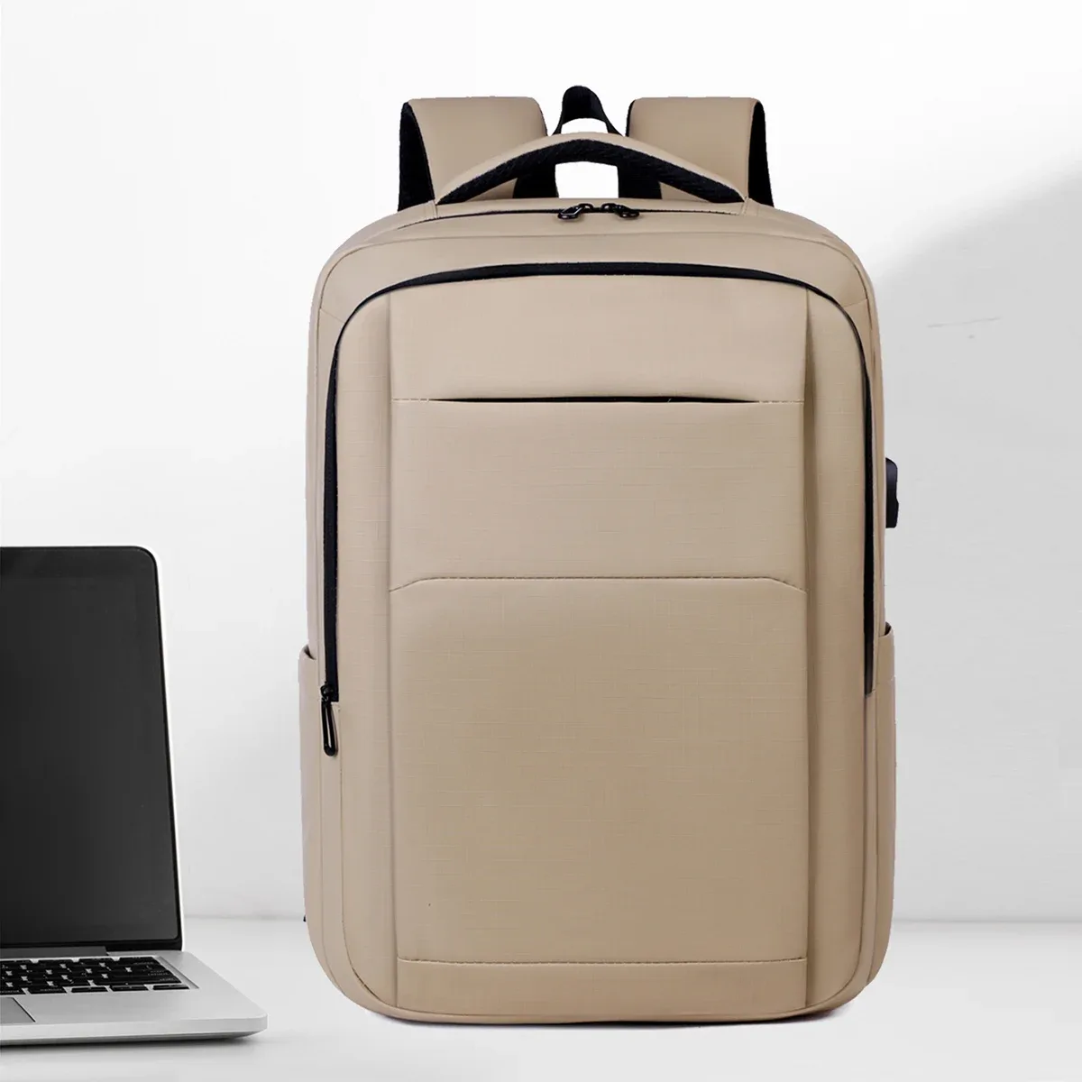 sac à dos pour homme, grande capacité, sac à dos de voyage léger, sac d'ordinateur pour les trajets professionnels, sac pour étudiants du lycée et de l'université