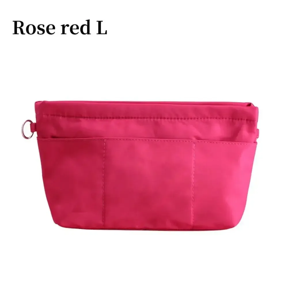 pochette à cosmétiques en feutre, 1 pièce, sac de rangement portable, durable, doublure multi-poches avec fermeture éclair