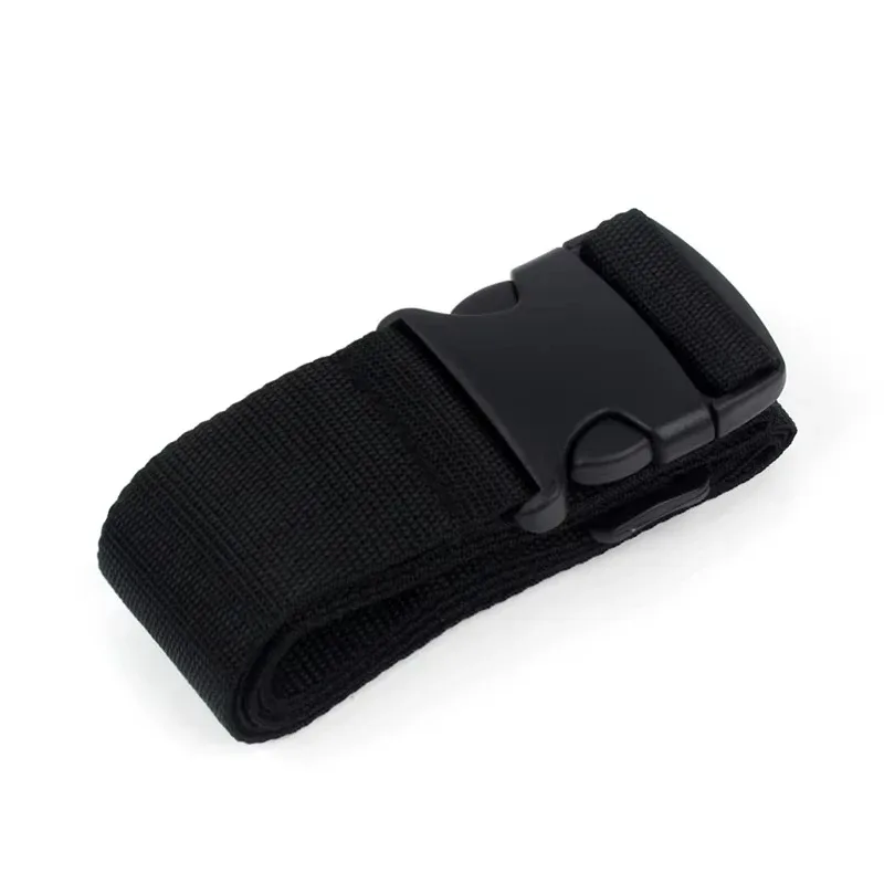 sangles de bagage droites pour valise, ceinture de bagage en polyester avec boucle de déverrouillage réglable, accessoire de voyage