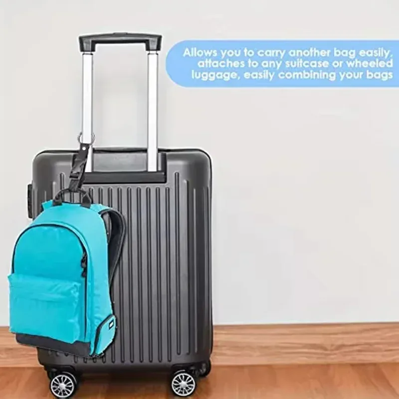 sangle de suspension réglable pour bagages, support de vêtements, ceinture de fixation pour valise, accessoires de voyage pour vestes et parapluies