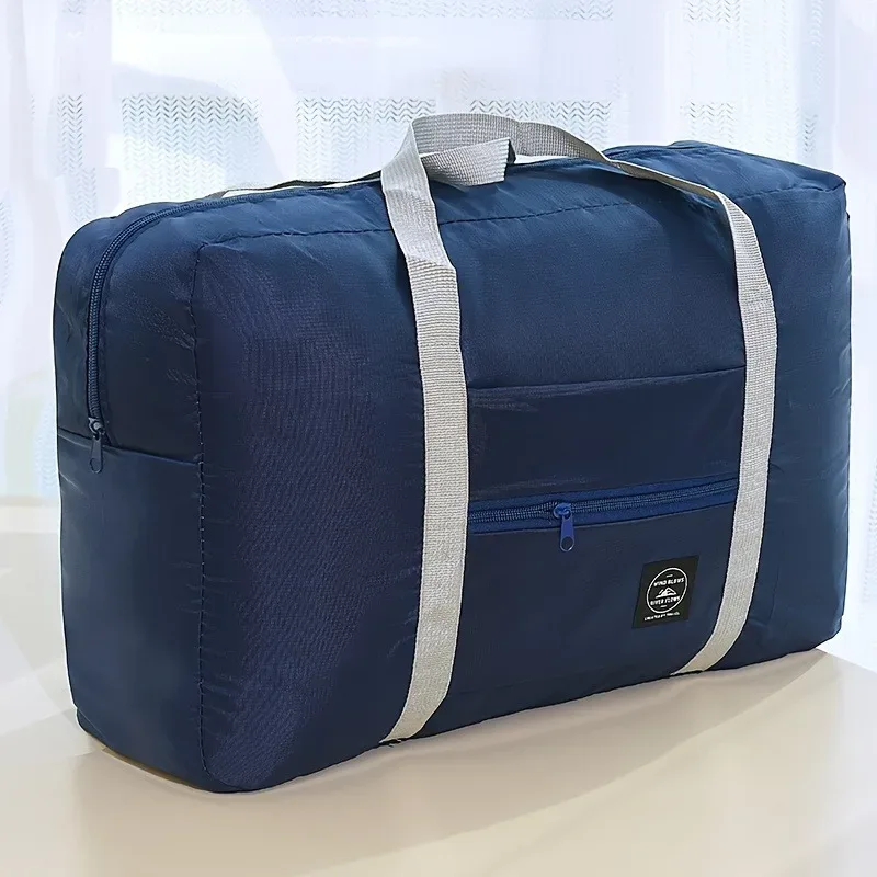 1 ensemble de sacs à bagages de voyage pliables de grande capacité, sac de fitness extensible, bagage de sport, enregistrement des bagages du week-end, bagages