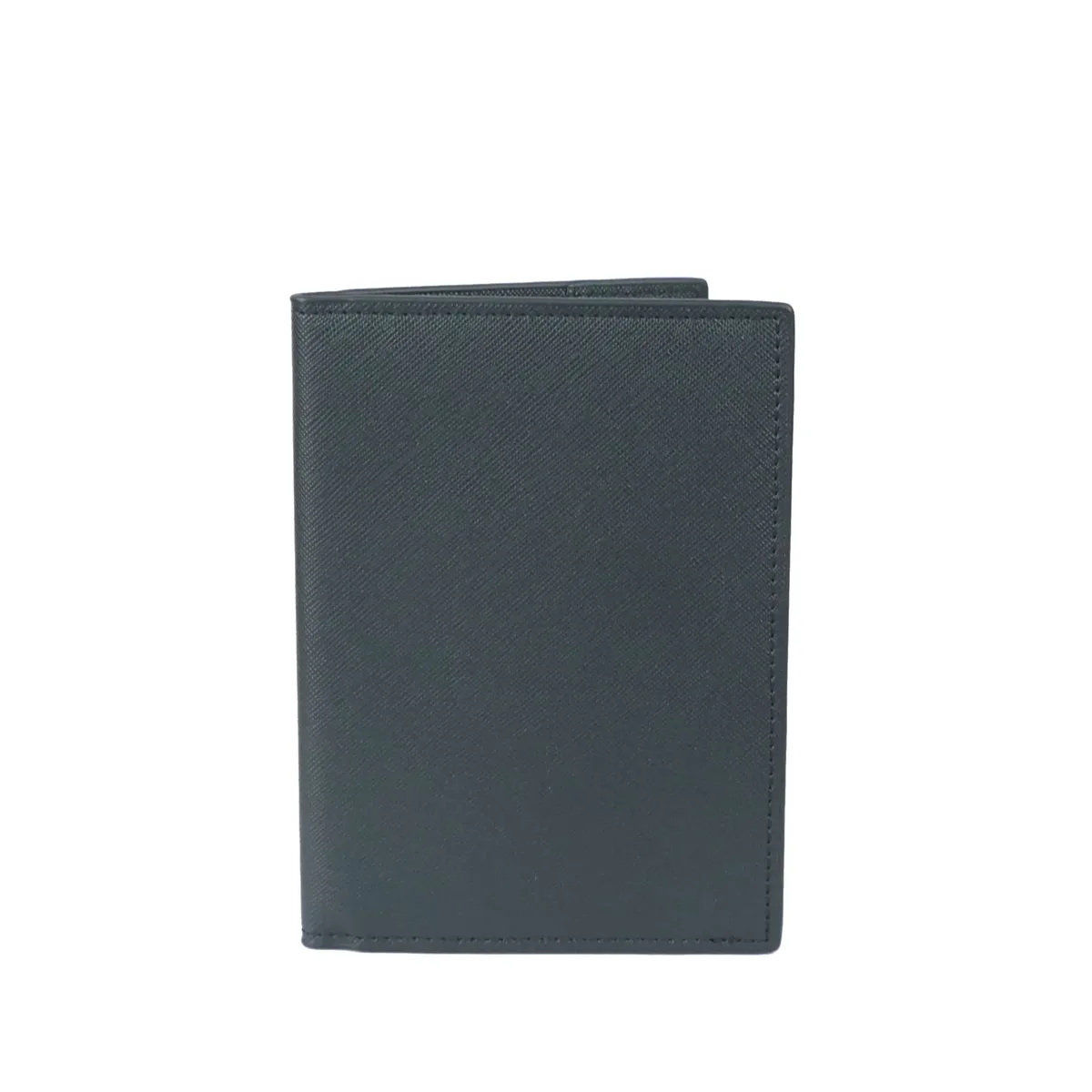 saffiano-couverture de passeport en cuir pu avec nom personnalisé, étiquettes à bagages, porte-passeport, étiquette de valise de voyage, accessoires d'embarquement