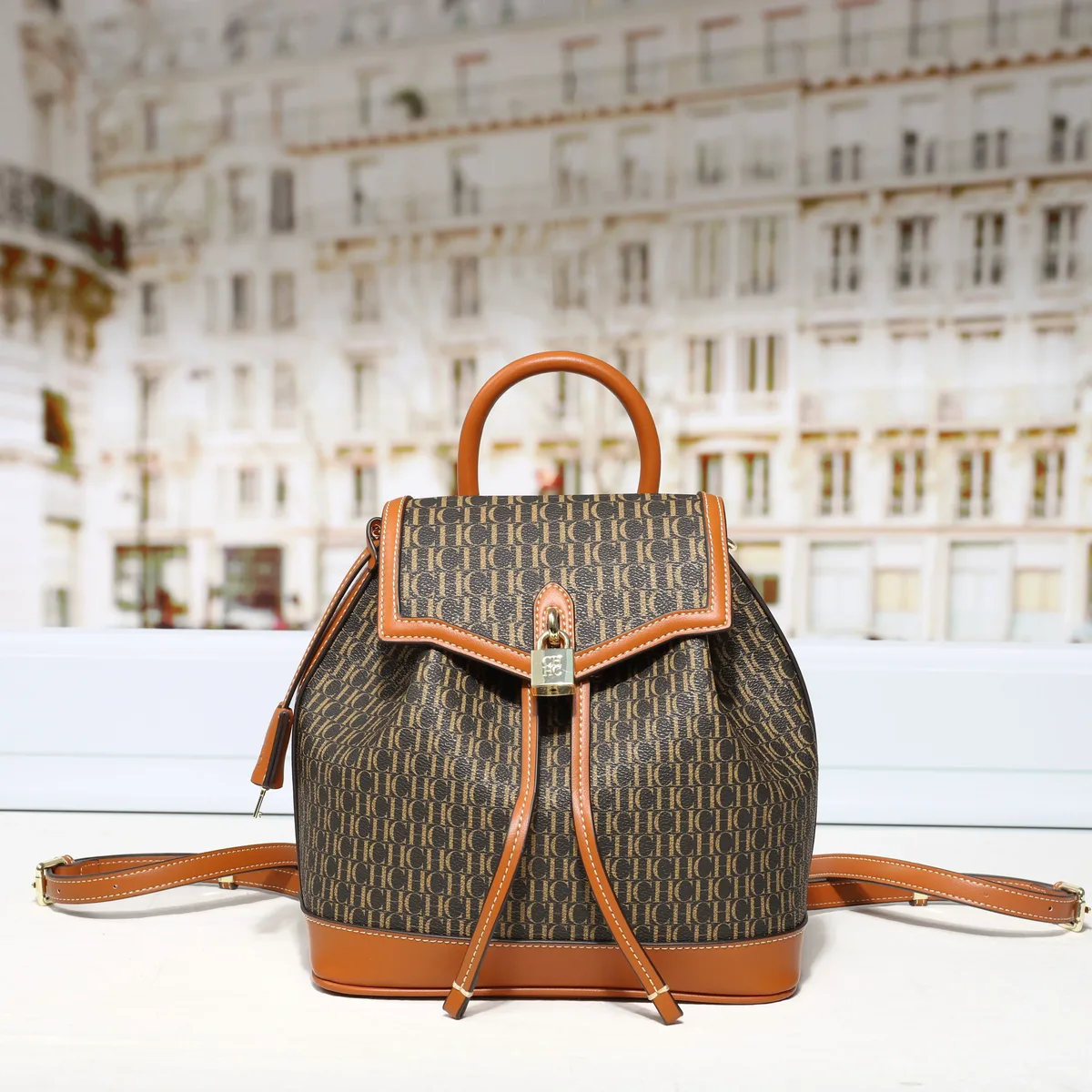 ch femmes sac à dos vintage or serrure matériel rétro esthétique dames sac trajet court voyage shopping date