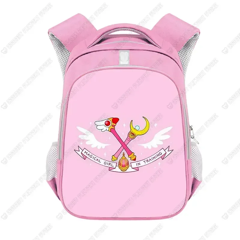 anime anime cardcaptor sakura sac à dos pour adolescente filles enfants sacs d'école femmes sacs à dos d'ordinateur portable enfants maternelle sac cadeau
