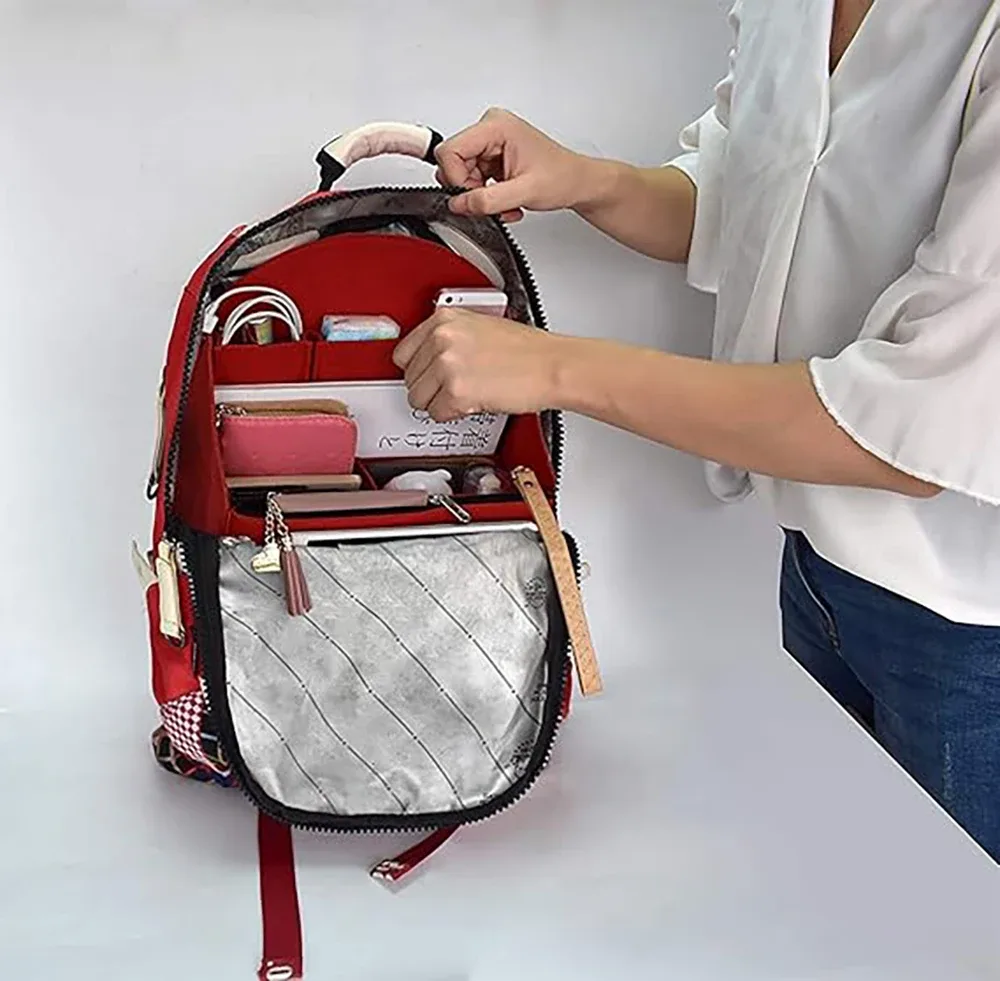organisateur de sac à dos en feutre pour sac à dos, sac à main, sac à bandoulière