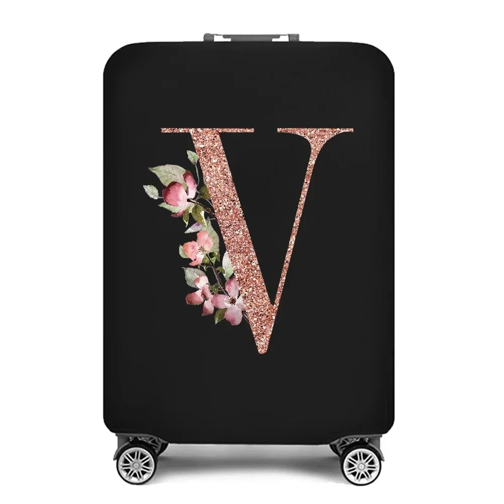 housses de protection pour bagages extensibles 18-32, housse de protection pour valise de voyage, série or rose, housses anti-poussière, organisateur de voyage