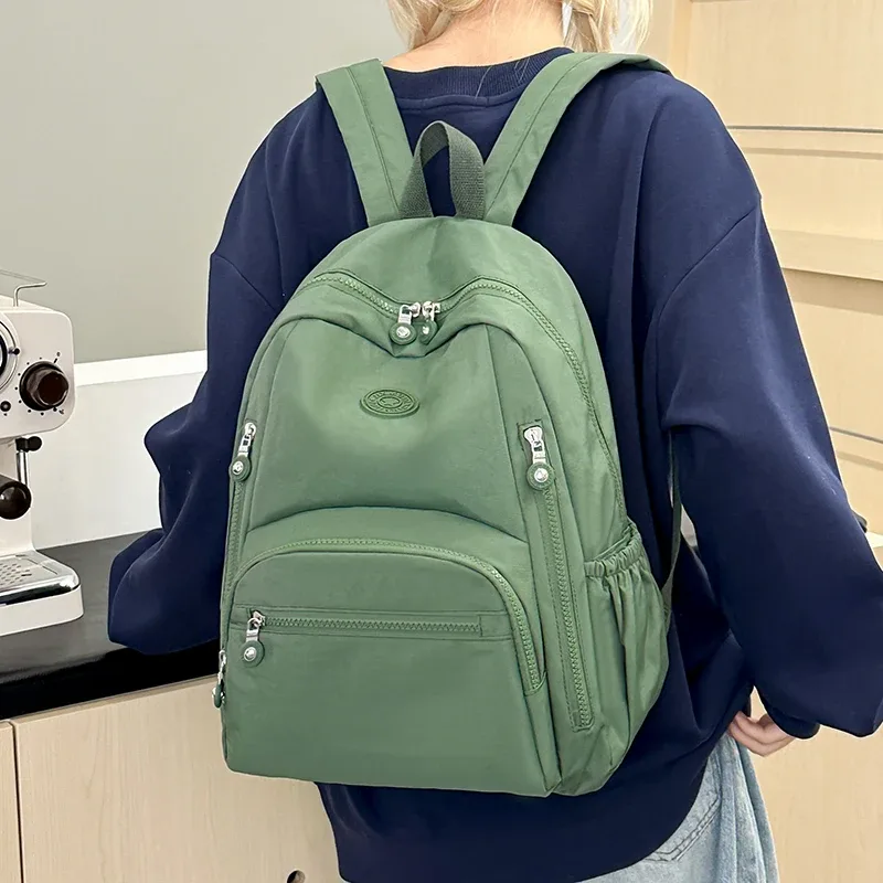 sac à dos de voyage en nylon pour femmes, sac à dos multifonctionnel, sac à bandoulière, sac à dos pour jeunes, sac à dos scolaire pour femmes