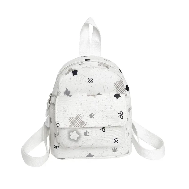 sac à dos en nylon pour femmes, style coréen tendance, personnalisé, polyvalent, petit sac à dos de loisirs, mini sac à dos pour les sports de plein air, usage quotidien