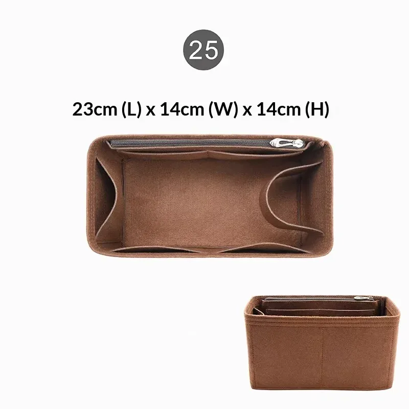 organisateur de sac en feutre pour sacs à rabat lv speedy 25 30 35, sac intérieur, trousse de maquillage, sac de voyage, accessoires pour sacs fourre-tout