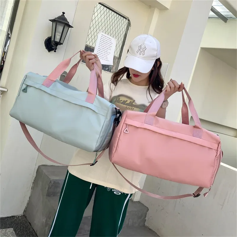 sac de sport personnalisé pour femme, sac de voyage sec, sac d'entraînement sportif, sac de yoga, bagage personnalisé, sac de week-end, logo imprimé, nom