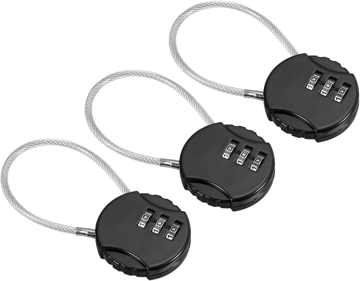 tsa – serrure à combinaison à 3 chiffres, nouvel outil de sécurité antivol, mot de passe personnalisé, cadenas pour valise, bagages, serrure codée pour voyage