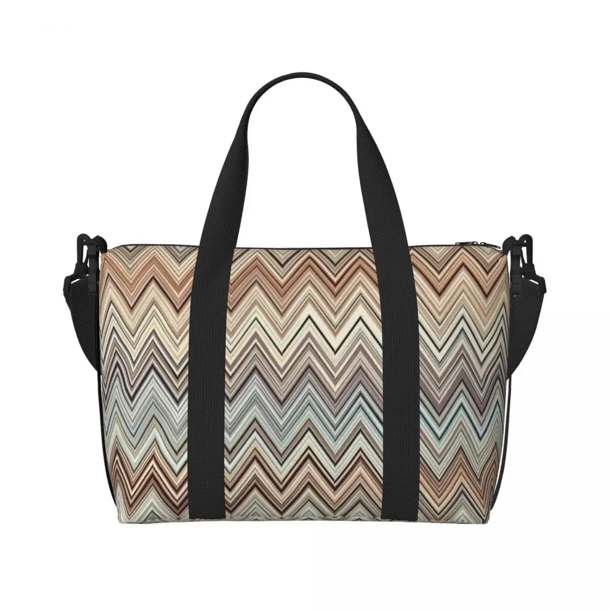 sac fourre-tout boho personnalisé pour femme, sac de plage moderne chic, extra large, sac de sport à main, géométrique, multicolore, sacs de voyage, sacs à provisions