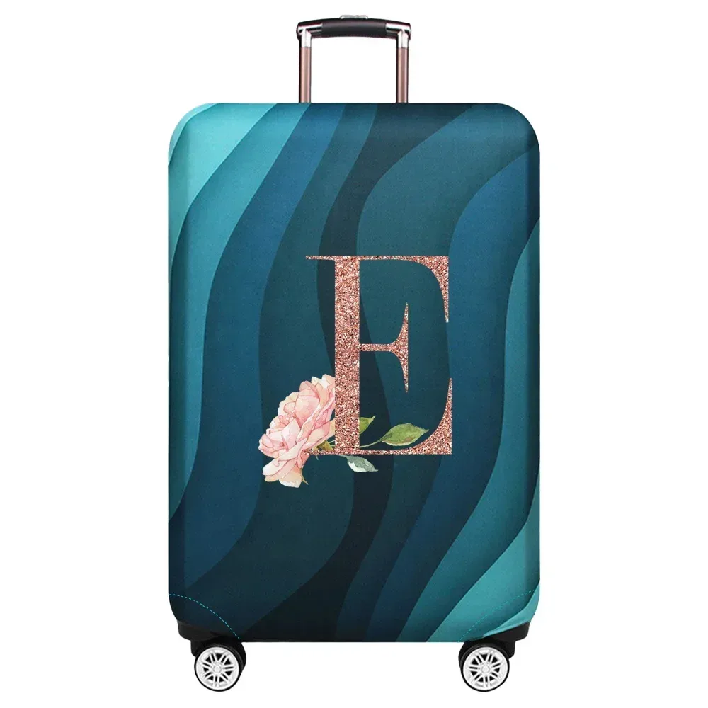 housse de protection élastique pour valise de voyage, série rose gold, adaptée aux valises de 18 à 32 pouces
