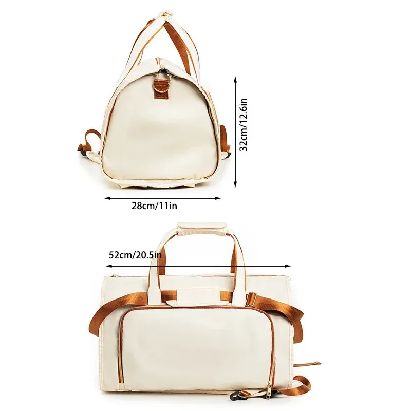 sac à bagages pliable, sacs à vêtements de voyage portables, sac polochon de grande capacité, sacs à dos de rangement de vêtements extensibles, sacs à bandoulière
