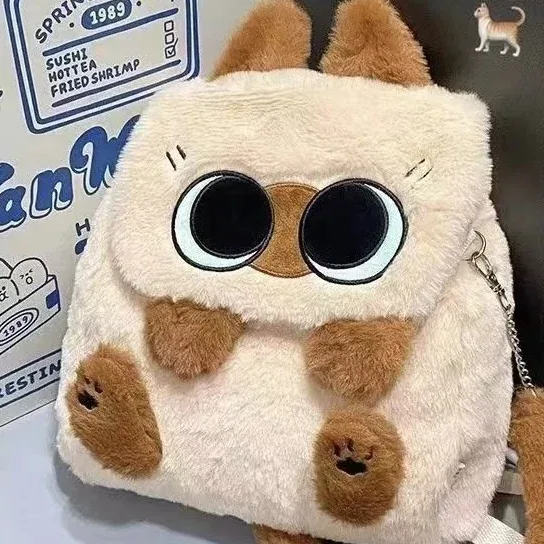 dessin animé mignon grande capacité kawaii capybara en peluche sac à dos cartable étudiant femmes sac à bandoulière sac à bandoulière sac à main sacs à main