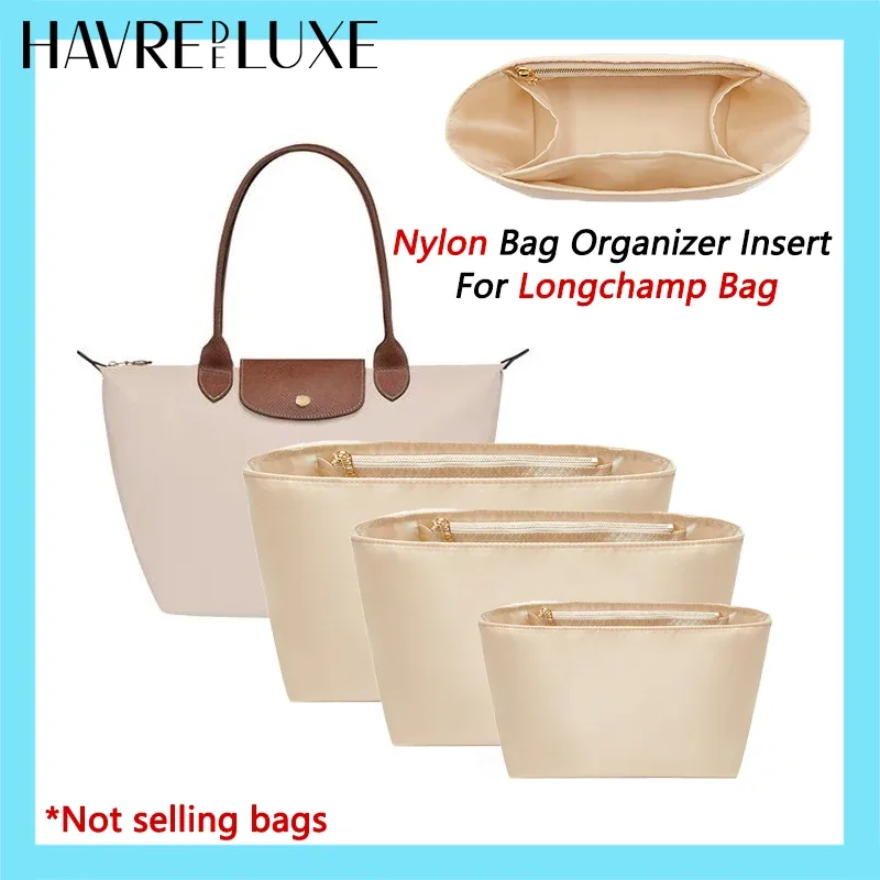 insert organisateur de sac pour sac longchamp, matériau en nylon, support de sac super résistant, accessoires de sac à main