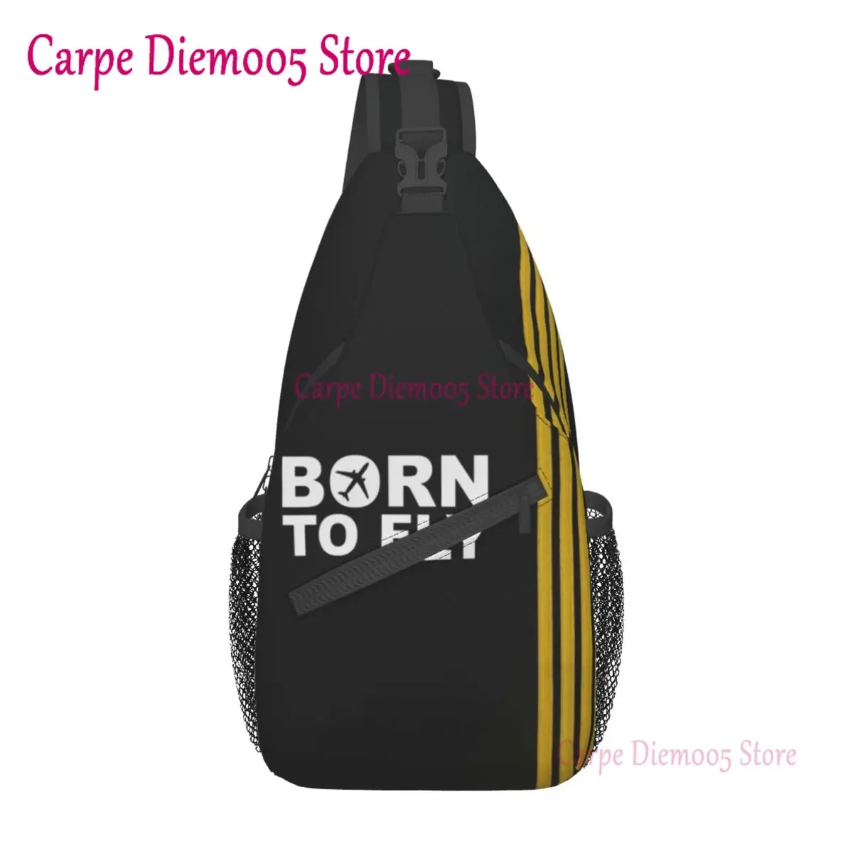 sac à bandoulière à rayures captain pour hommes, sac à dos à bandoulière pour randonnée