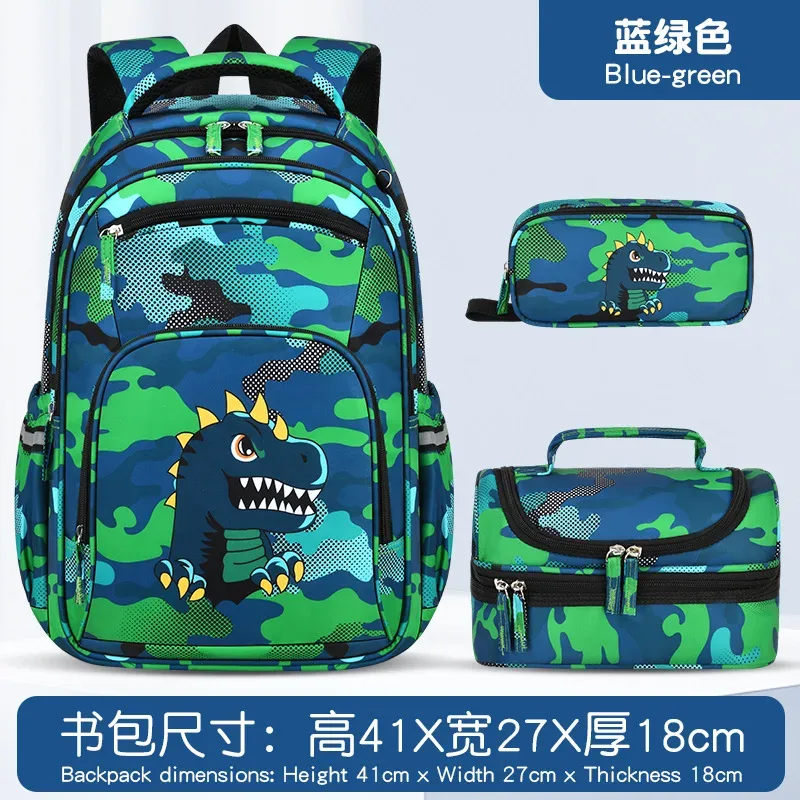 sacs d'école pour enfants, garçons et filles, cartable pour l'école primaire, ensemble de 3 sacs à dos avec sac à lunch, mochila
