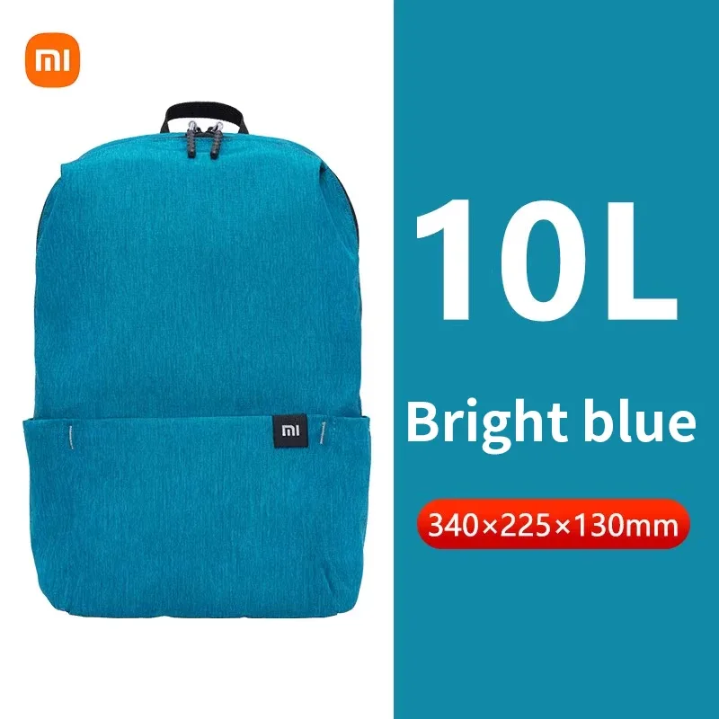 petit sac à dos coloré xiaomi, sac à bandoulière pour hommes et femmes, sac de sport portable ultra-léger et imperméable pour étudiants