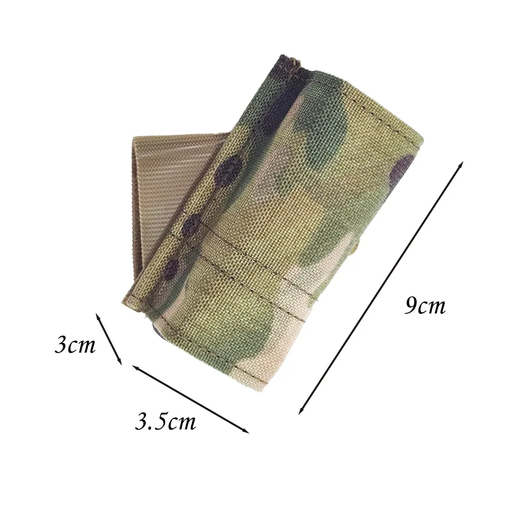tactique extérieure 40 ° pochette porte-chargeur simple 9 mm, sacoche de ceinture pour kit d'outils