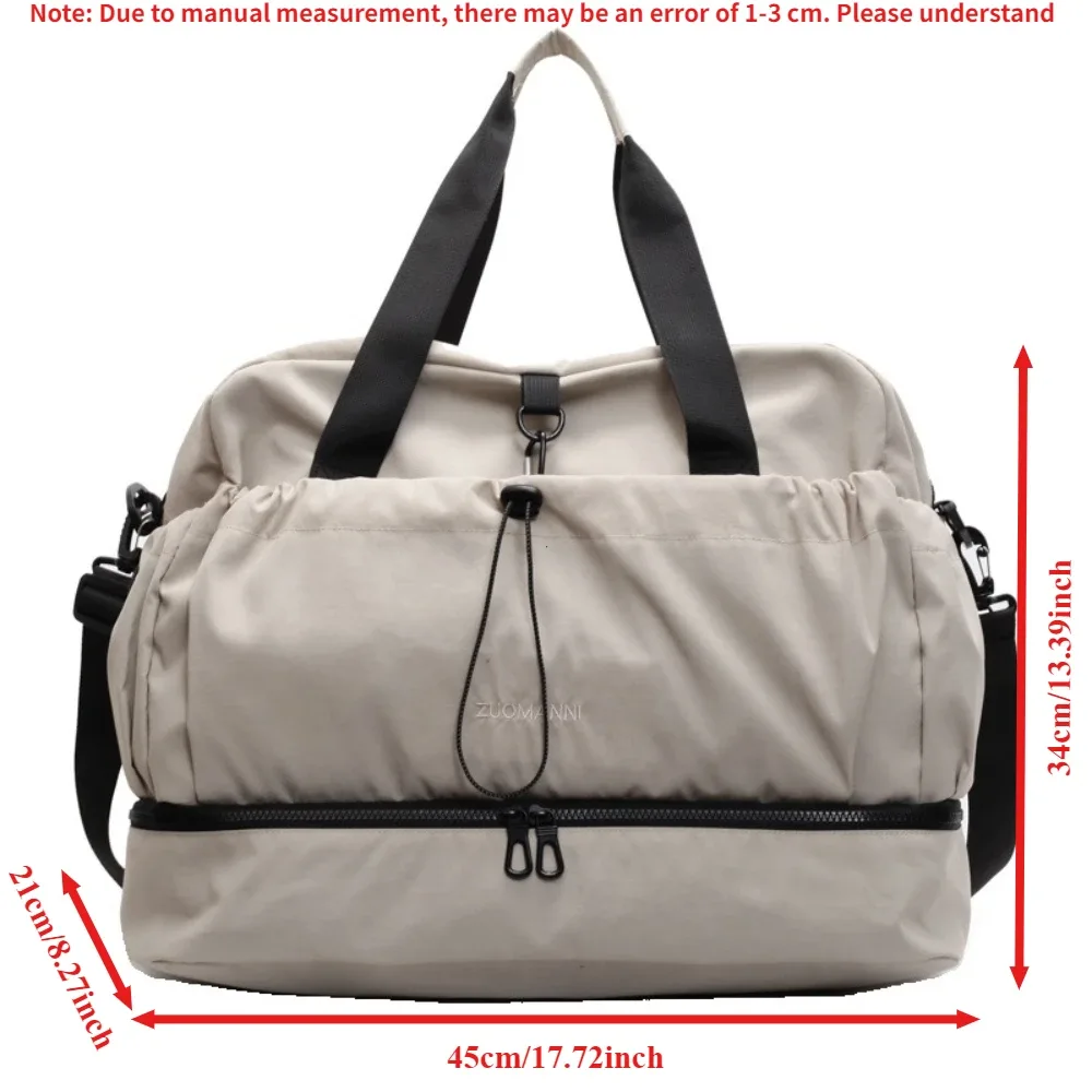 grand sac de voyage - spacieux, léger et durable. avec sangle réglable et poches. parfaite pour les voyages et les trajets quotidiens sac à main pour femme