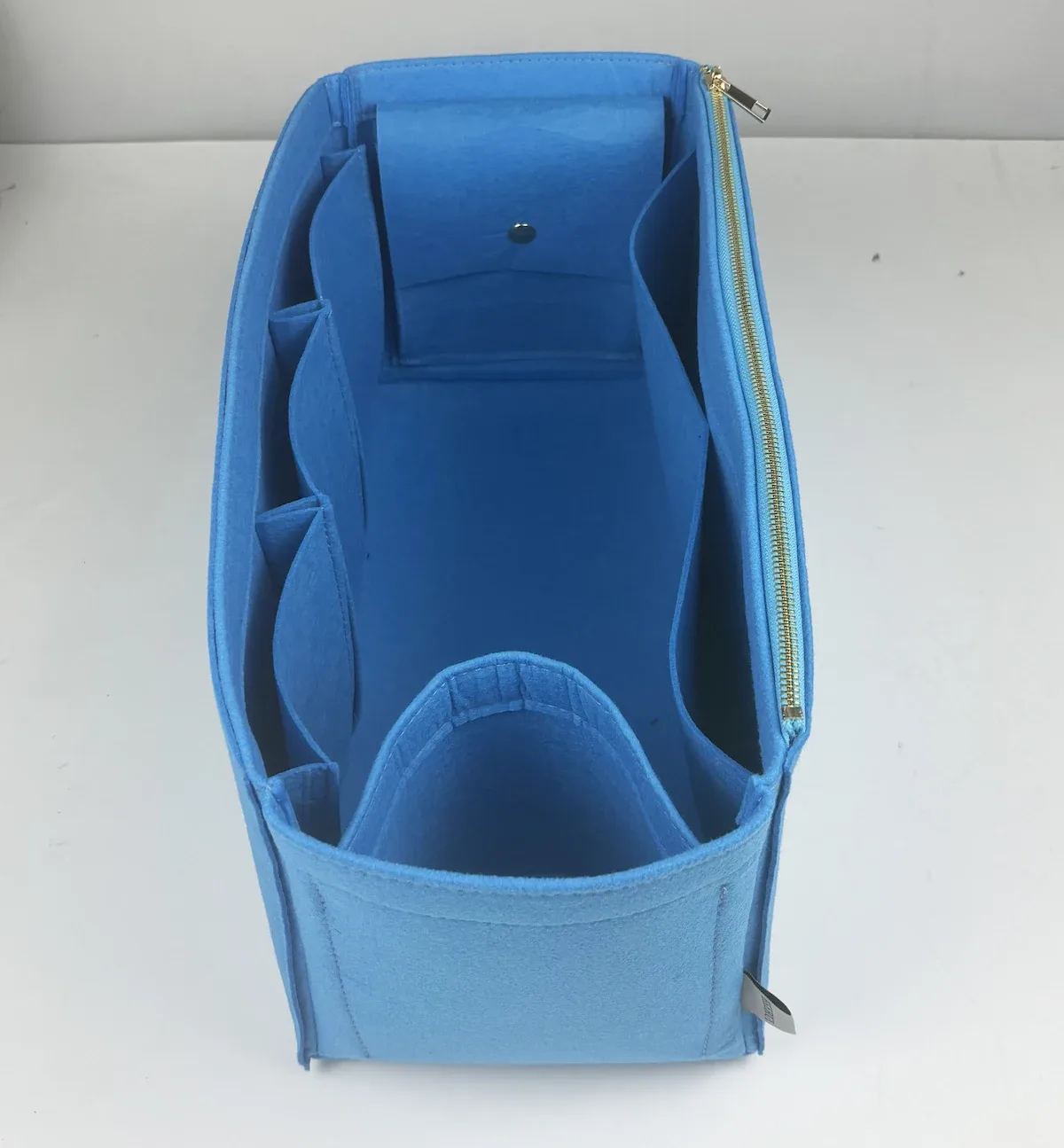 organisateur de sac à main en feutre premium 3mm (fait main/20 couleurs) avec poche zippée amovible, compatible avec les sacs keepall 45, 50, 55, 60