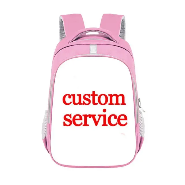 personnaliser l'image logo toile sac à dos femmes hommes sacs de voyage enfants sacs d'école garçons filles livre sac enfants cadeau sacs à dos