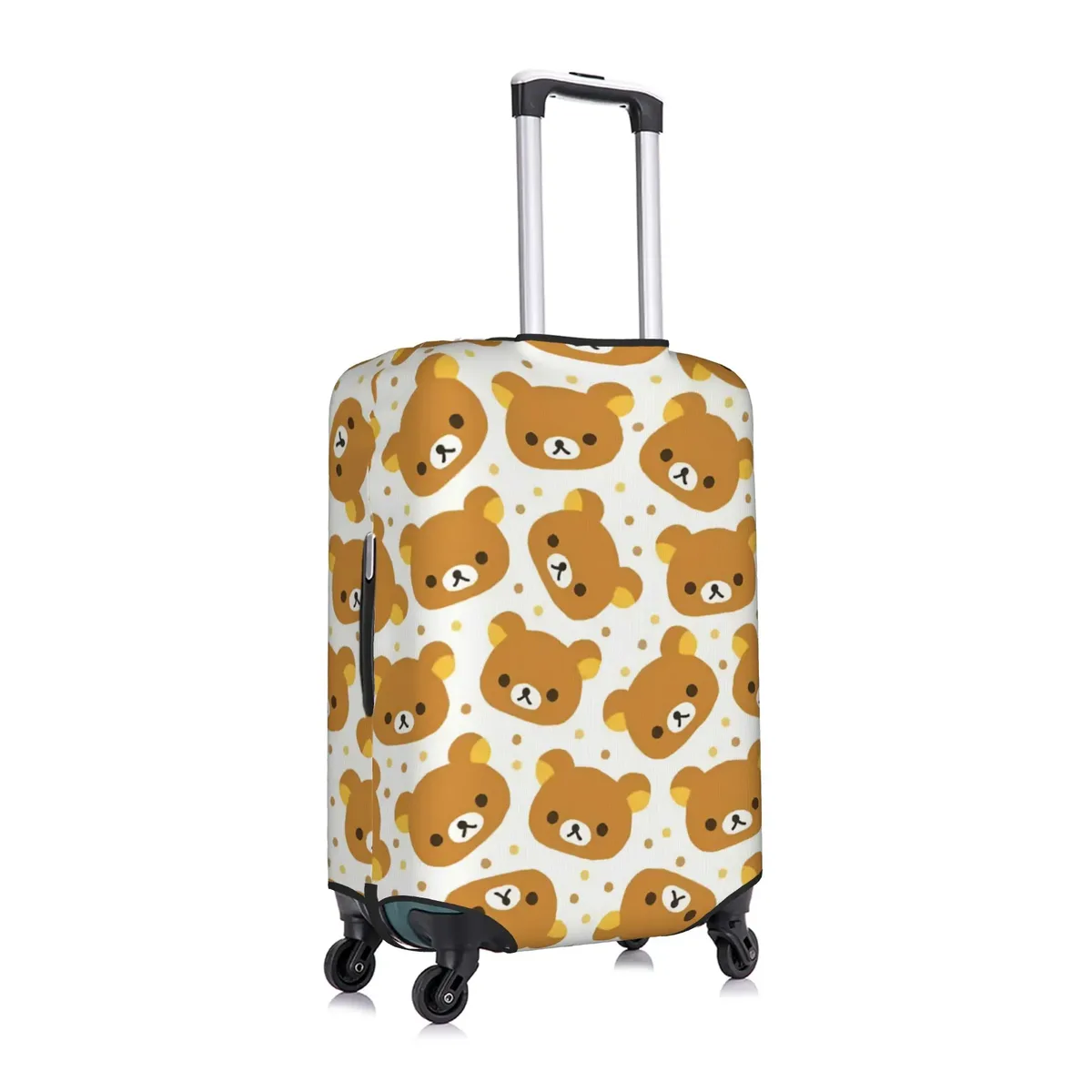 housse de valise personnalisée r-rilakkumas, housse de protection lavable pour bagages, motif ours de dessin animé mignon, pour 18-32 pouces