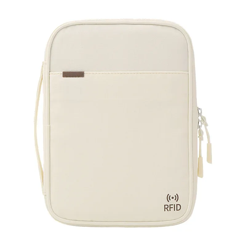 nouveau sac à passeport multifonctionnel, sac de rangement domestique imperméable, sac portable pour cartes d'identité et billets, portefeuille de voyage pour passeport