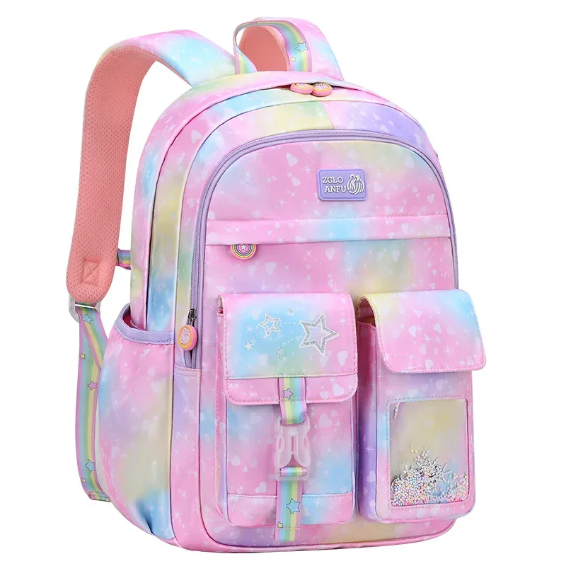 Sacs d'école pour enfants pour filles cartable pour enfants sacs à dos d'école orthopédiques primaires Sac à dos princesse cartable Sac à dos Mochila