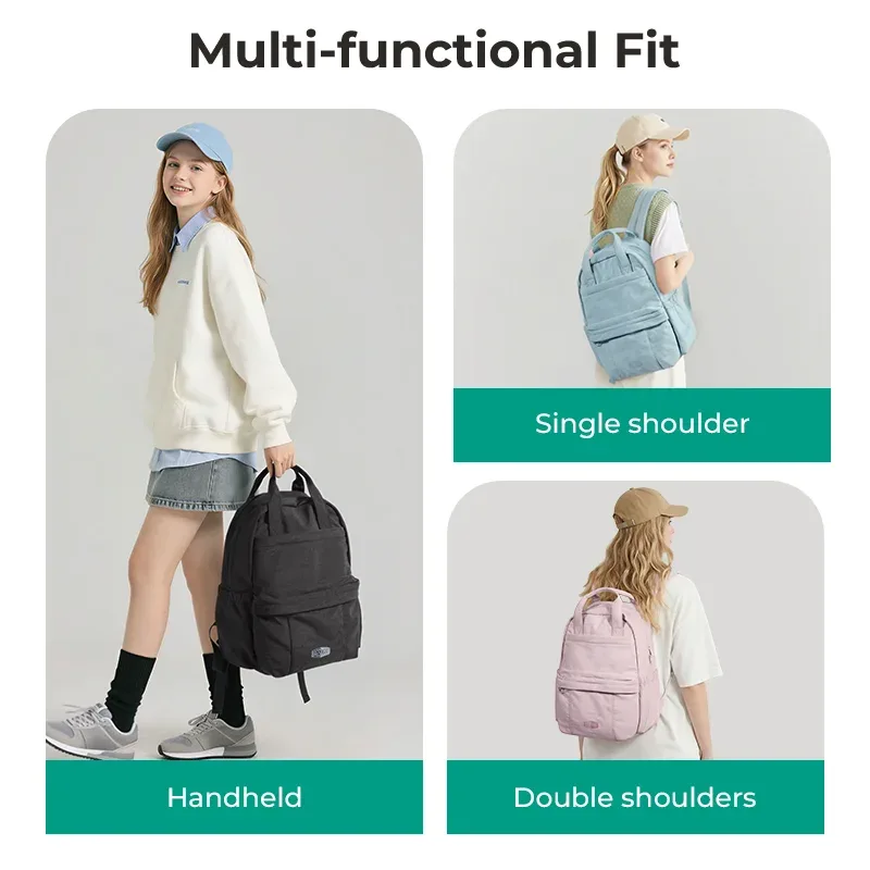 sac à dos bagsmart pour femmes, grande capacité, sac de voyage pour ordinateur portable, sac de transport extérieur, sac à dos léger pour l'école pour filles