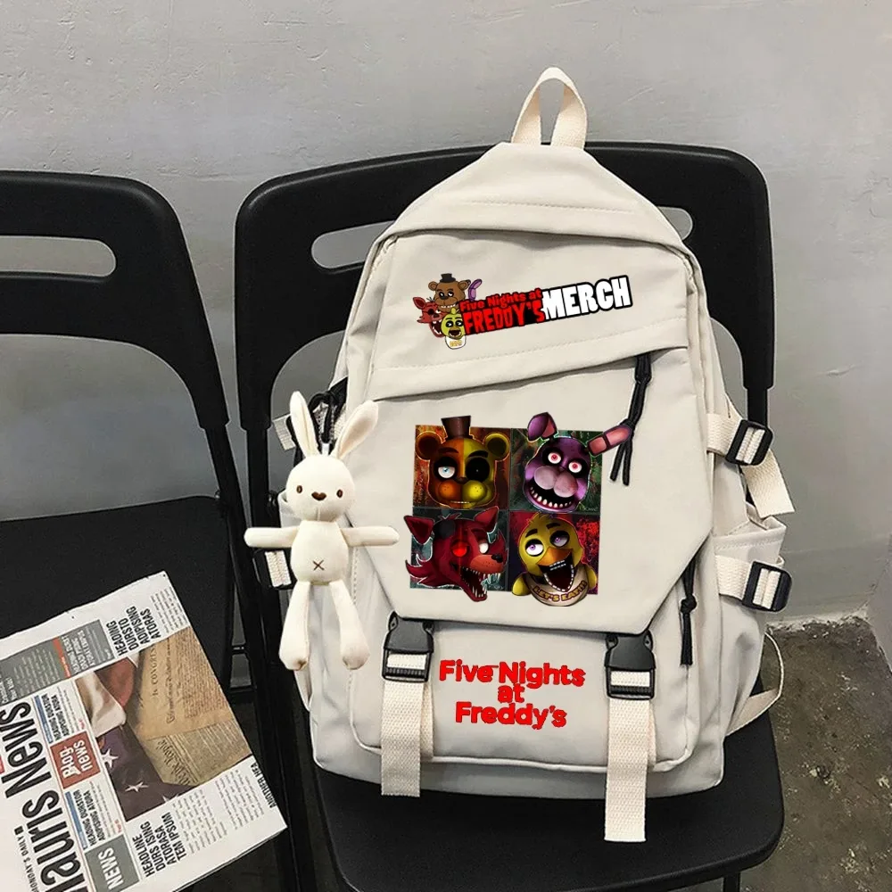fnaf-sac à dos d'école décontracté pour enfant et adolescent, cadeau mochila