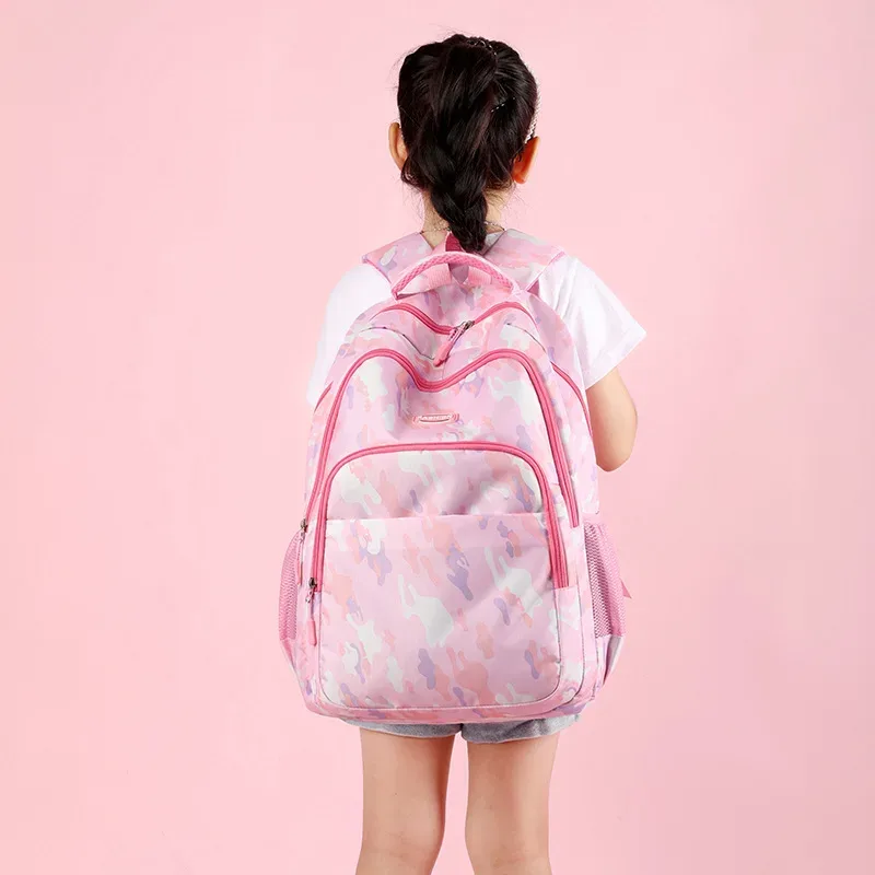 sac à dos d'école primaire pour garçons et filles, sac à dos à la mode, sacs à double épaule de voyage pour collège, en vente 2026