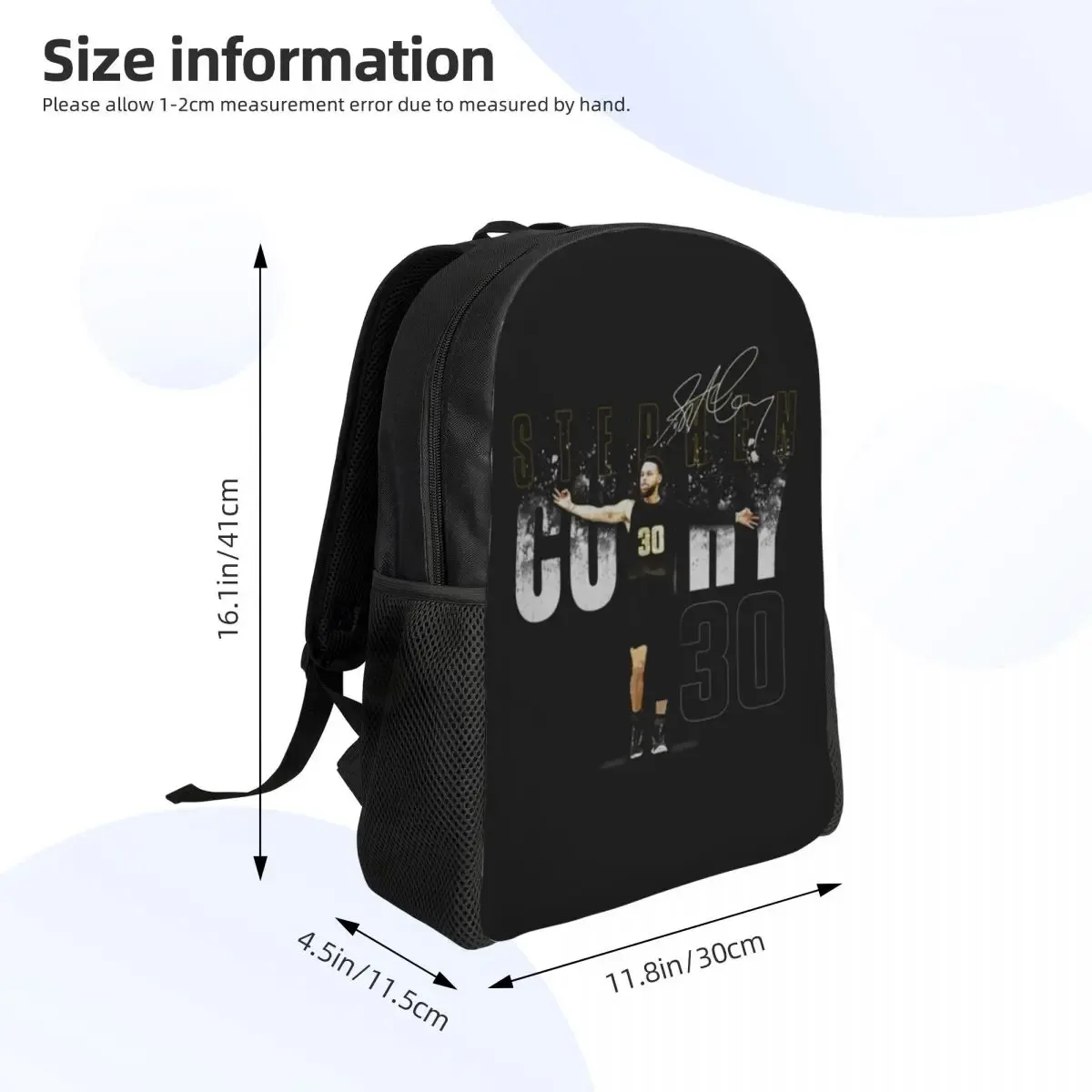 sac à dos scolaire steph curry golden state dissolve pour étudiants, sac à dos de randonnée et de voyage pour hommes et femmes, sac à dos tendance, sacs à bandoulière