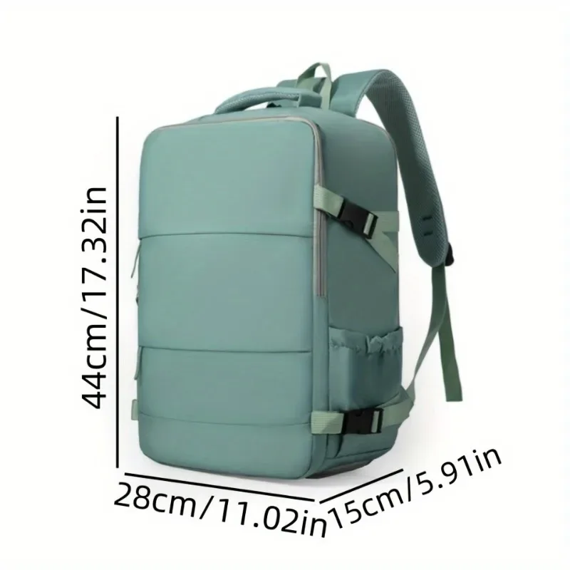 sac à dos de voyage ouvert avec compartiment à chaussures indépendant, grande capacité, imperméable, pour ordinateur portable, idéal pour les voyages d'affaires et les vacances