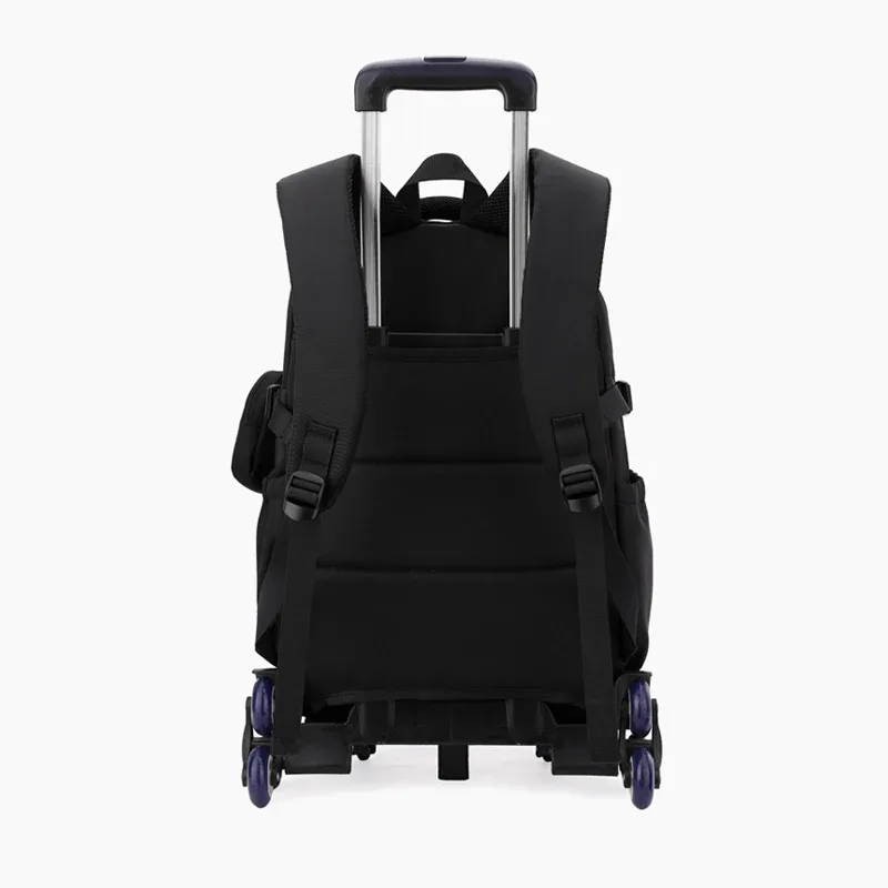sac à dos à roulettes pour enfants, ensemble de sacs à dos à roulettes pour garçons, sac d'école avec roulettes, sac à bagages roulant, sac de livre pour étudiants