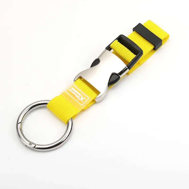 sangle de fixation multifonctionnelle pour bagages de voyage, sangle externe pour sac à dos, sangle portable en métal, ceinture de bagage réglable en nylon durable