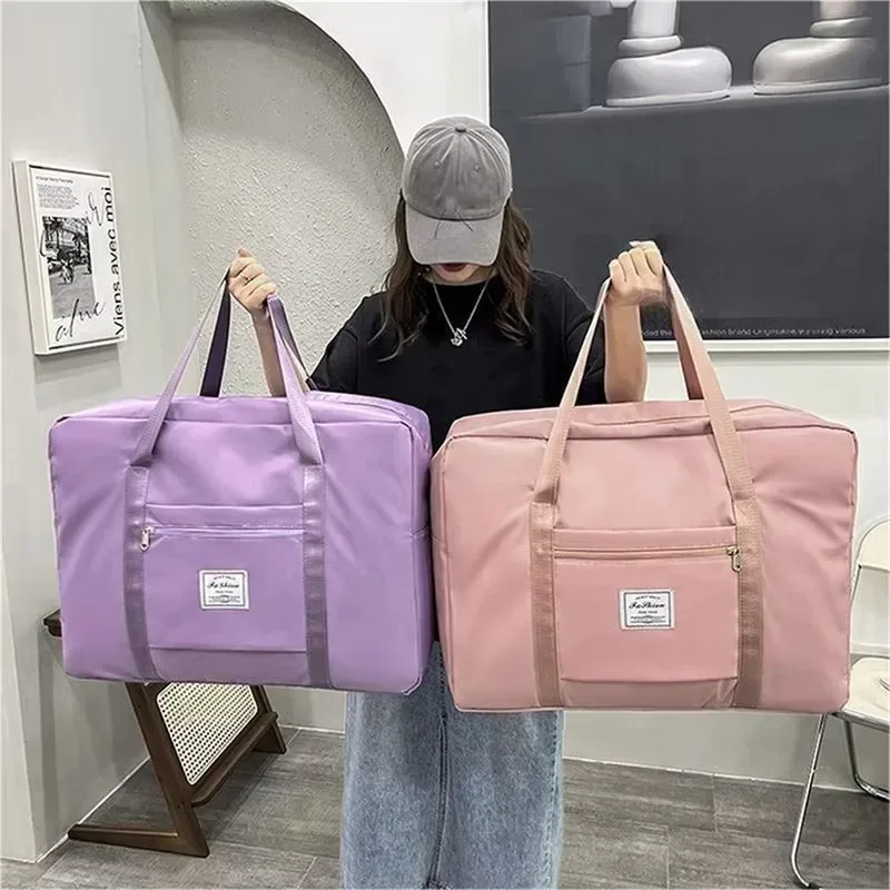 sacs de voyage pliables de grande capacité, sac à main étanche, sac de voyage, sac de sport, sac de yoga, sac de rangement à bandoulière pour femmes et hommes