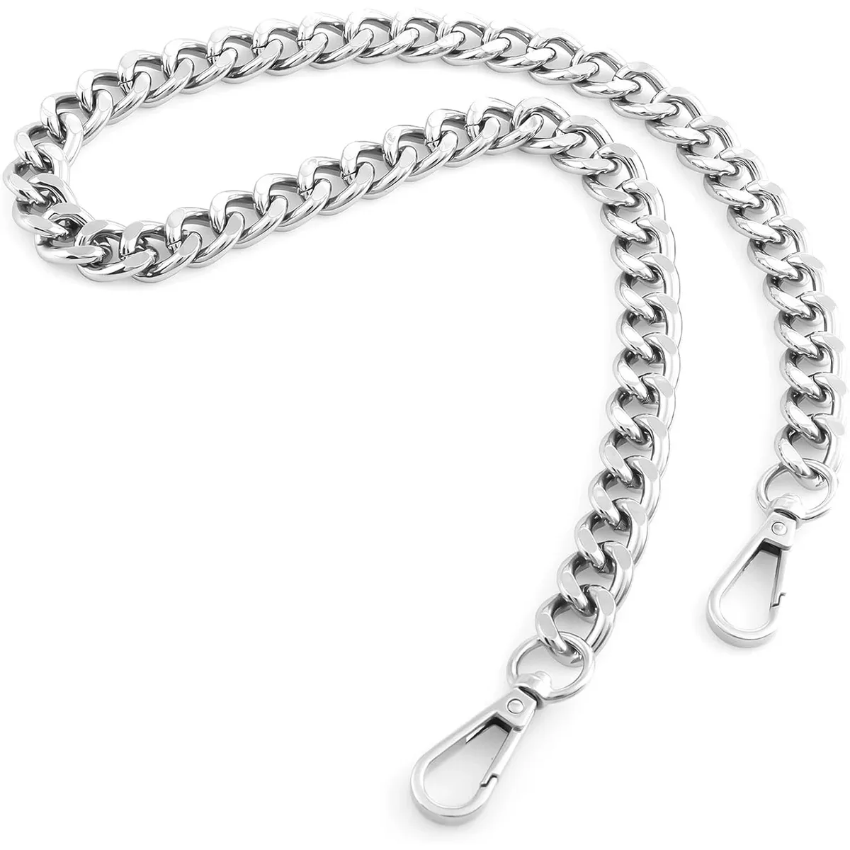 chaîne de sac en métal et aluminium, pièces de rechange, accessoires pour sac à main à bandoulière tissé à la main, bricolage, sangles détachables faites à la main