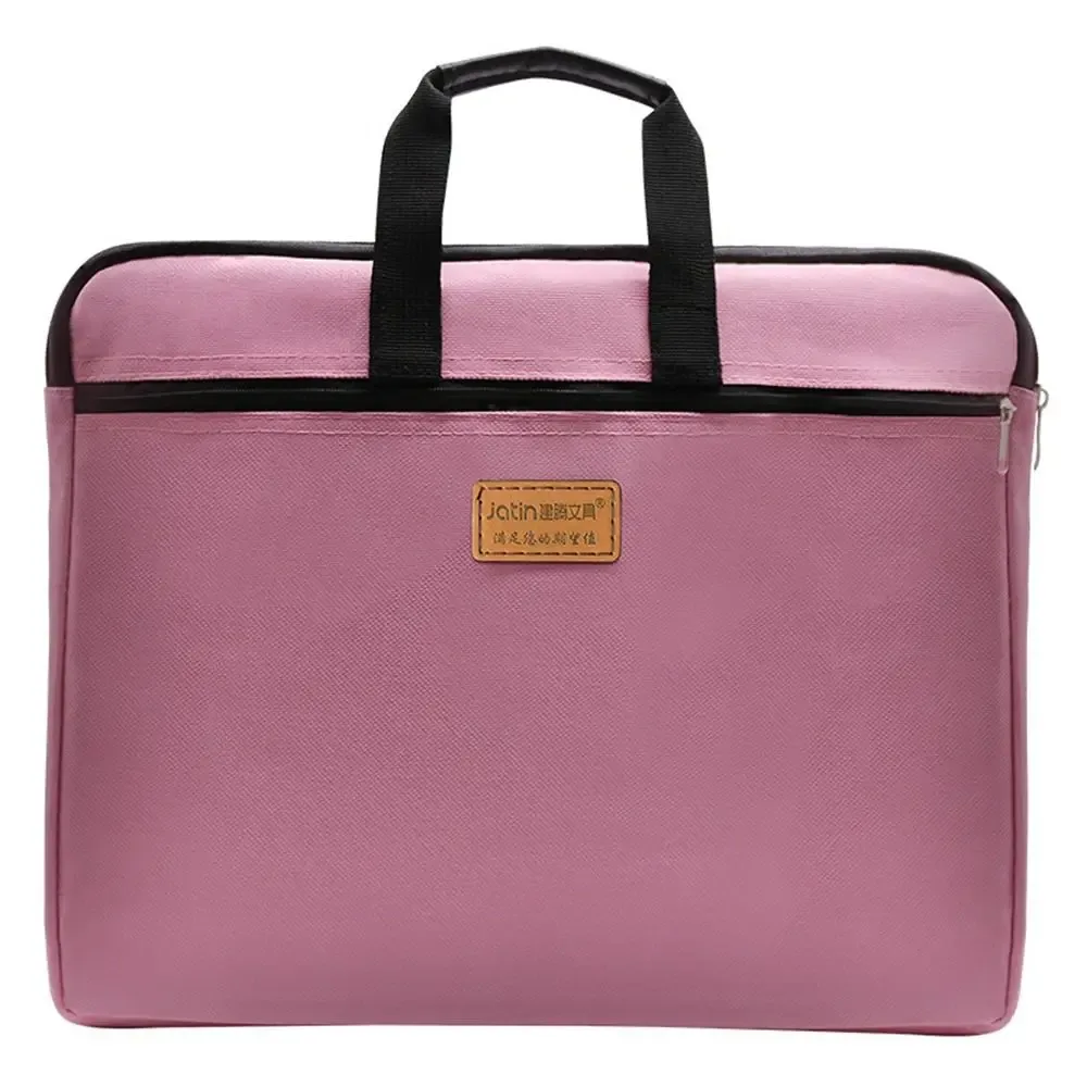sac de rangement portable a4 en tissu oxford simple, organiseur de documents multicouche, porte-documents a4 à fermeture éclair, mallette professionnelle pour documents, sac pour fille