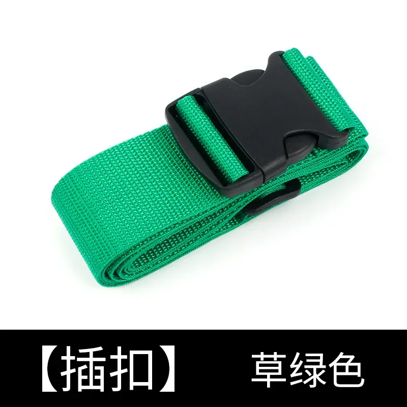 sangles de bagage droites pour valise, ceinture de bagage en polyester avec boucle de déverrouillage réglable, accessoire de voyage 