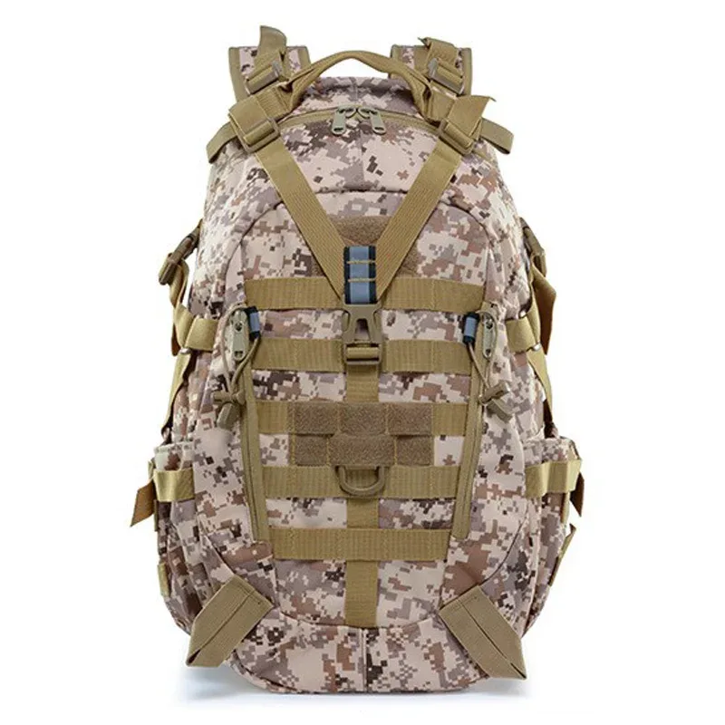40l sac à dos tactique pour hommes camping randonnée sacs à dos réfléchissant sacs de voyage en plein air survie molle escalade sac à dos