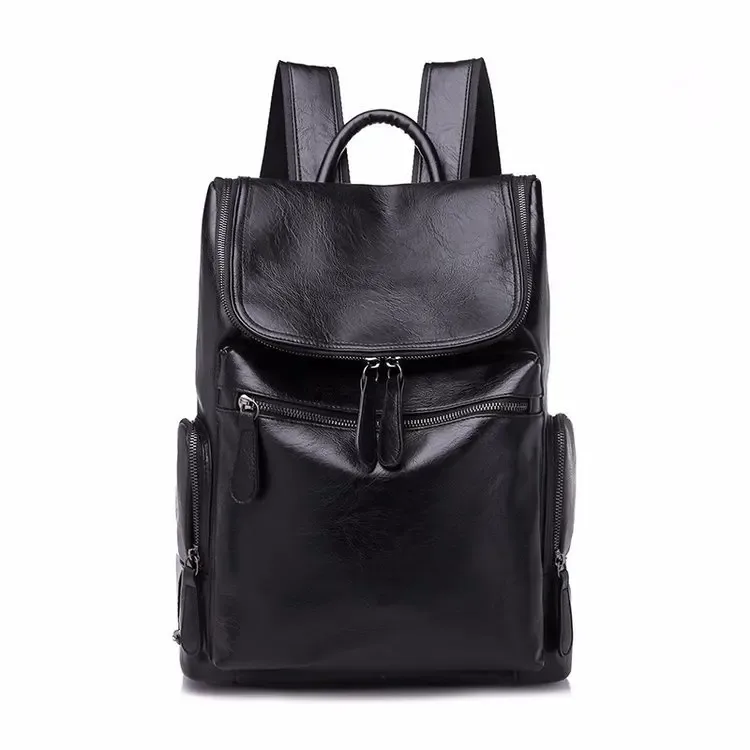 TRAVEASY – sac à dos en cuir pour ordinateur portable, fourre-tout de voyage à la mode pour femmes, grande capacité, pour étudiants, sport, garçons