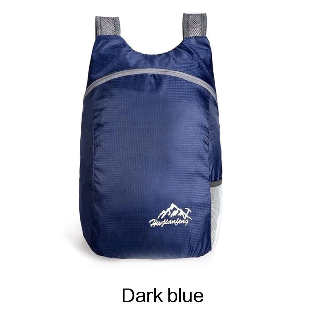 jjyy sac à dos pliable et étanche pour sports de plein air - sac de voyage portable ultra léger pour voyage camping course à pied fitness shopping