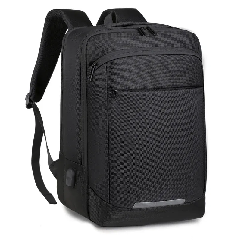 Sac à dos décontracté en tissu Oxford imperméable, sac pour ordinateur de 14 pouces pour hommes et femmes, sac à dos de grande capacité pour les trajets quotidiens