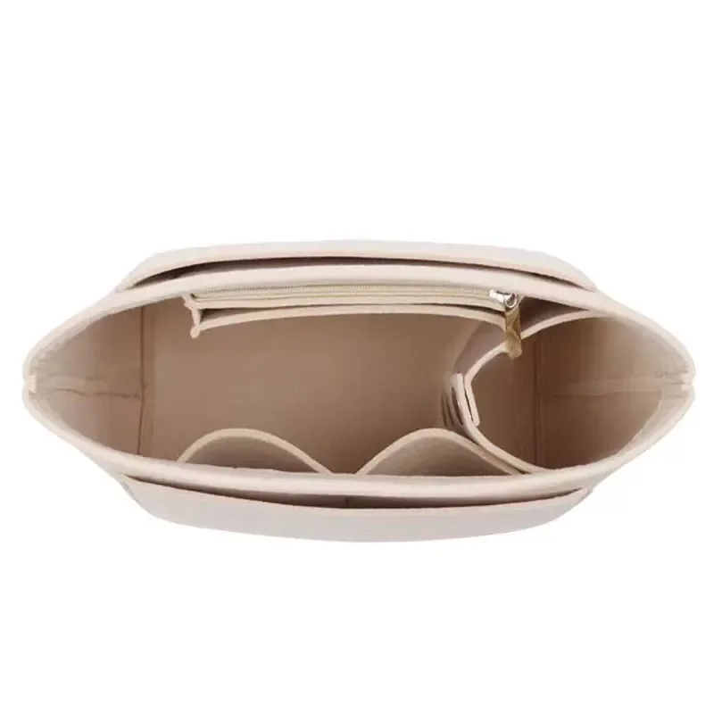 sac à insérer en feutre adapté au sac à main longchamp, sac de doublure en tissu feutré, sac de maquillage, support de voyage, organisateur de sac à main portable