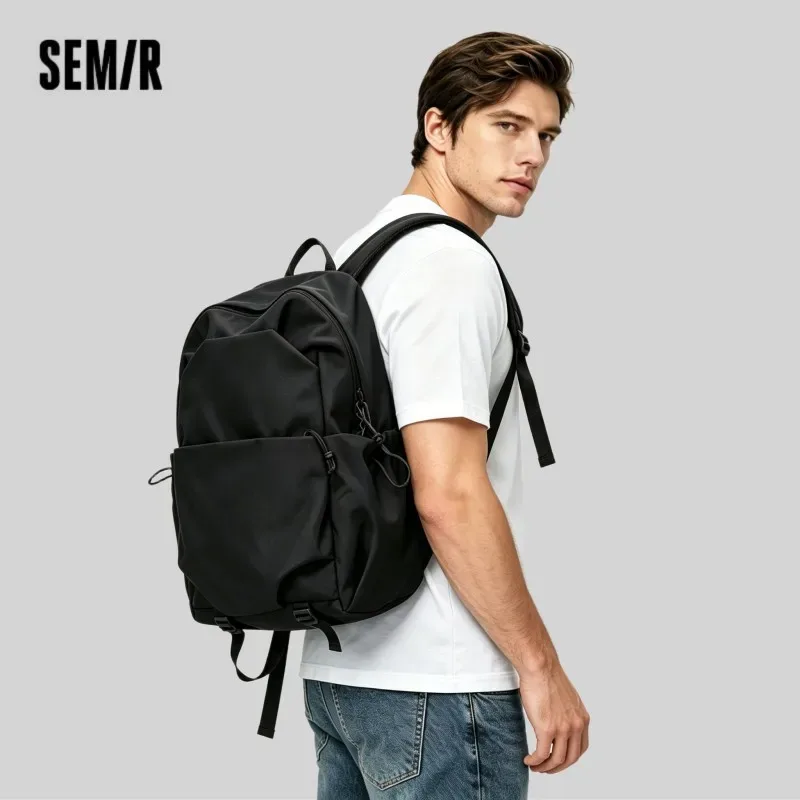 SEMIR-Sac à Dos observateur de Voyage pour Homme et Femme, Cartable de Grande Capacité pour Ordinateur, pour Lycéens, Nouvelle Collection 2024