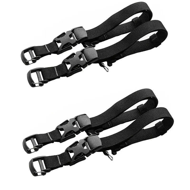 sangles de fixation pour équipement d'extérieur, 4 pièces, sangles tactiques molle pour sac à dos, sangle de fixation réglable allongée, accessoires pour sac à dos d'extérieur