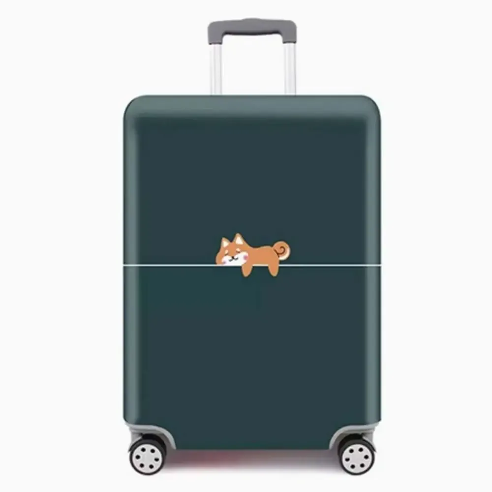 housse de protection antivol pour valise, motif animal mignon, anti-rayures, élastique et durable, pour extérieur
