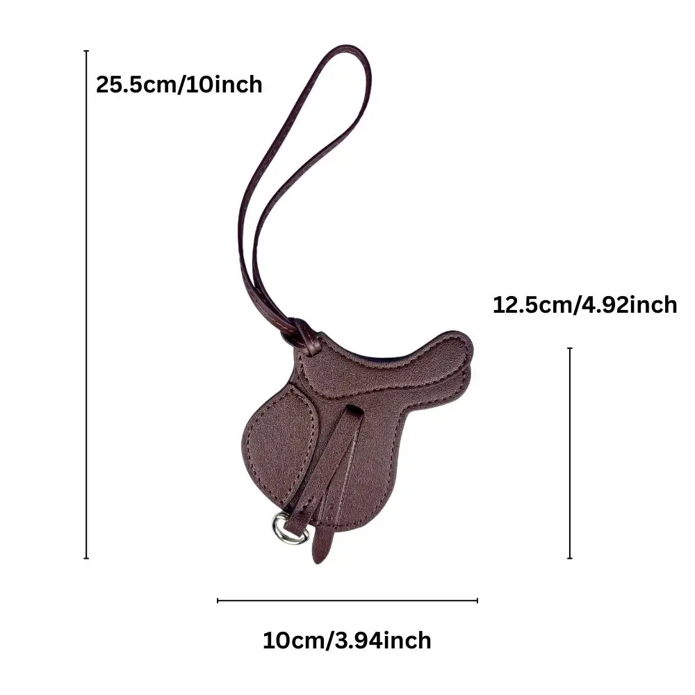 élégance équestre : charme de sacoche de selle artisanale - pièce maîtresse en cuir pu épais de qualité supérieure, taille paume